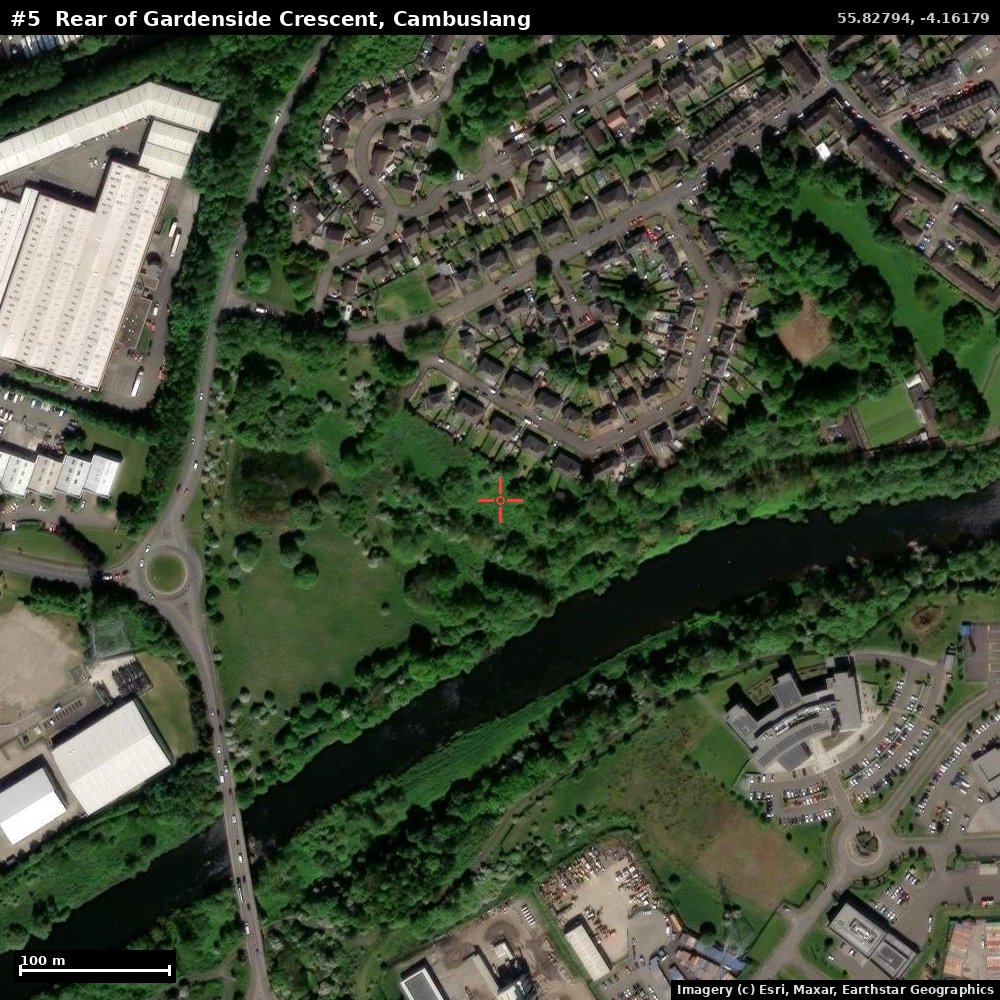 Rear of Gardenside Crescent, Cambuslang